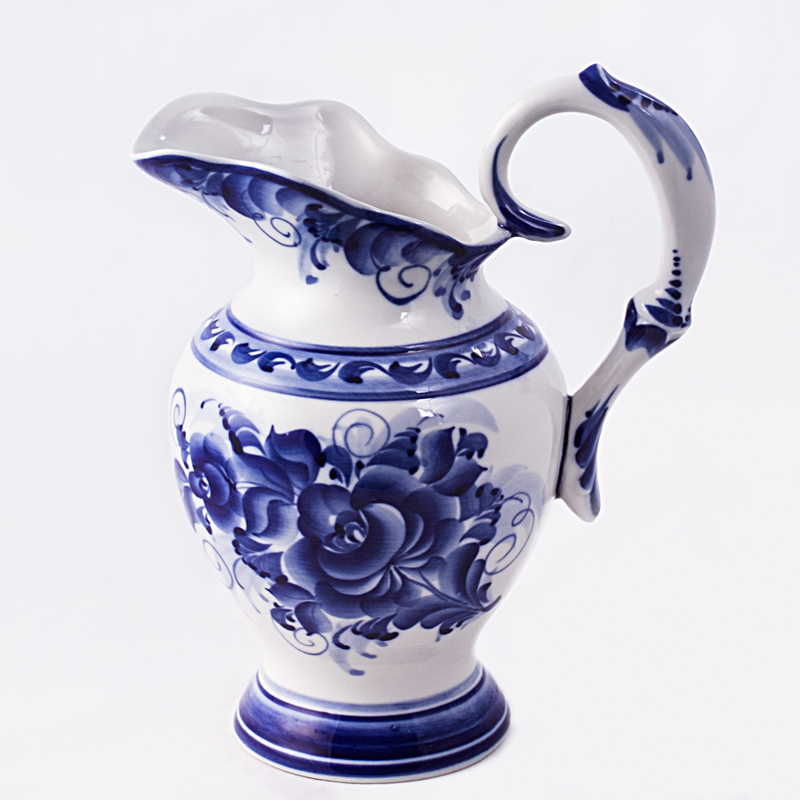 Gzhel Porcelain. Гжельская керамика Popova artclass. Гжель кувшинчик. Кувшин Гжель.